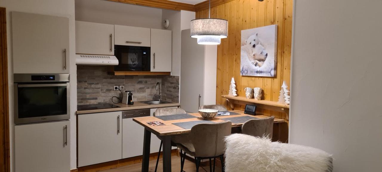 Arc 1950 Appartement De Standing Refuge Du Montagnard, Vue Incroyable Sur Le Montblanc, Skis Aux Pieds Acces Spa Et Piscine Les Arcs  Exteriér fotografie