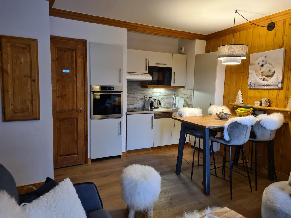 Arc 1950 Appartement De Standing Refuge Du Montagnard, Vue Incroyable Sur Le Montblanc, Skis Aux Pieds Acces Spa Et Piscine Les Arcs  Exteriér fotografie