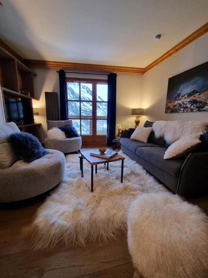 Arc 1950 Appartement De Standing Refuge Du Montagnard, Vue Incroyable Sur Le Montblanc, Skis Aux Pieds Acces Spa Et Piscine Les Arcs  Exteriér fotografie