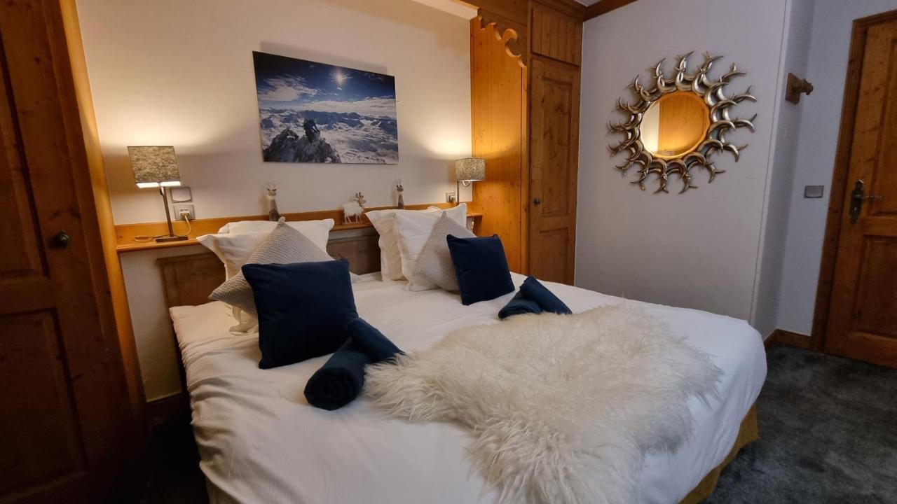 Arc 1950 Appartement De Standing Refuge Du Montagnard, Vue Incroyable Sur Le Montblanc, Skis Aux Pieds Acces Spa Et Piscine Les Arcs  Exteriér fotografie