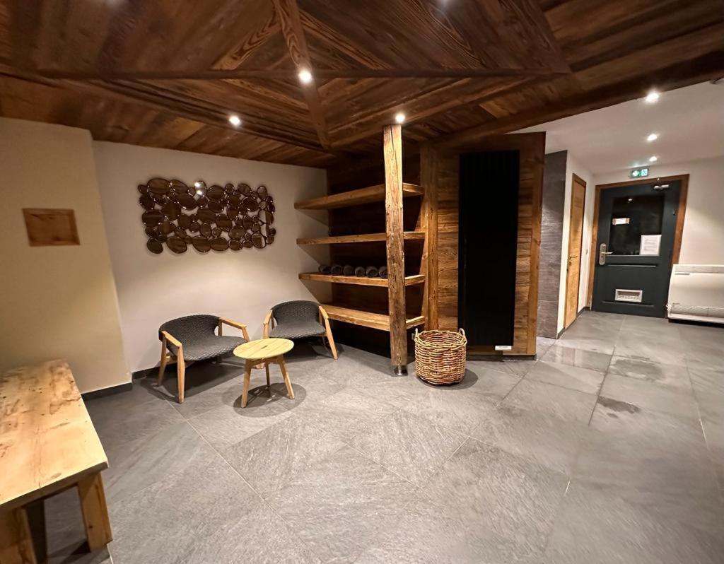Arc 1950 Appartement De Standing Refuge Du Montagnard, Vue Incroyable Sur Le Montblanc, Skis Aux Pieds Acces Spa Et Piscine Les Arcs  Exteriér fotografie